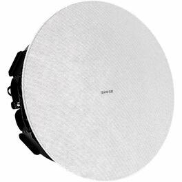 Shure - Speaker System - Ceiling Mountable - 120 Hz to 20 kHz - 1 - White