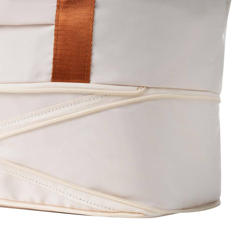 Alt View 2. BreeBe - 4 Piece Luggage Set, Expandable ABS Durable Suitcases with Travel Bag, Carry On Set with 360° Spinner Wheels - Ivory.