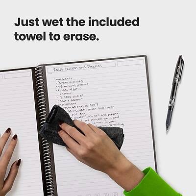 Just wet the included towel to erase.

Posta Chicken and Porciones

Ingredients:
- 1 lb of chicken
- 1 cup of porciones
- 1 lemon
- 1 tsp of garlic
- 1 tsp of pepper
- Salt to taste
- 1 cup of water

Instructions:
1. Season the chicken and porciones with salt, pepper, and lemon.
2. Cook in a pot with water until the chicken is tender.
3. Serve with rice and vegetables.