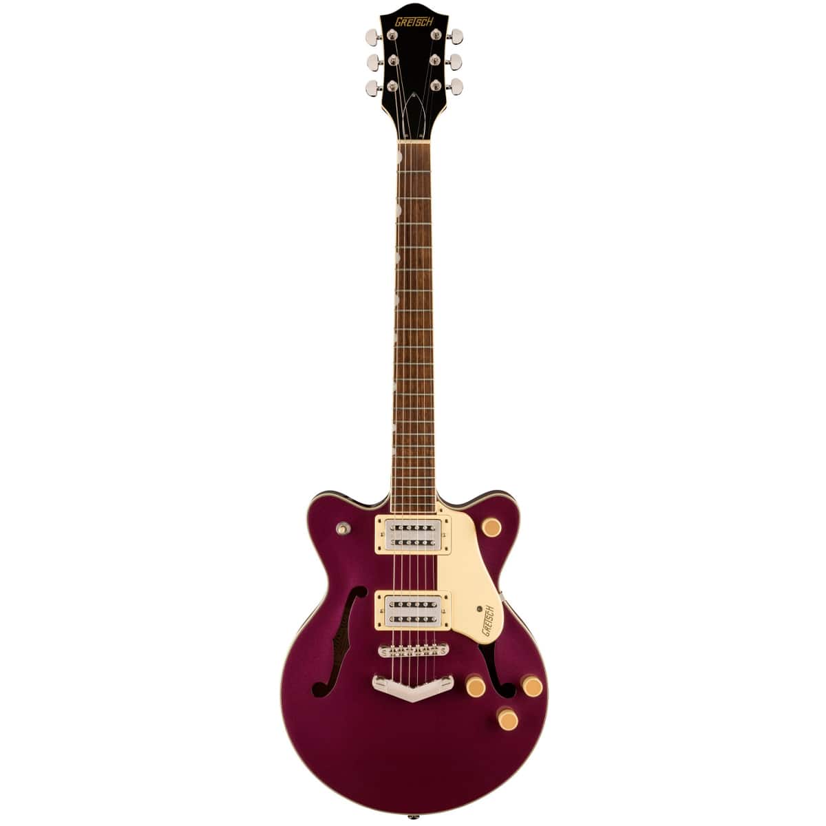 Gretsch - G2655 Streamliner Center Block Jr. Double-Cut with V-Stoptail Electric Guitar, Burnt Orchid