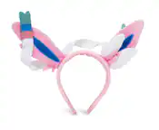 Front. Pokémon - Pokemon Headband Plush Sylveon Headband - Pink.