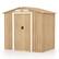 Alt View 1. Costway - 6 x 4 FT Outdoor Storage Shed Galvanized Steel Shed with Sliding Doors Wood Grain - Natural.