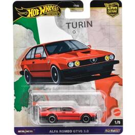 Mattel HRV80 Hot Wheels Car Culture World Tour - Alfa Romeo GTV 3.0 - Black
