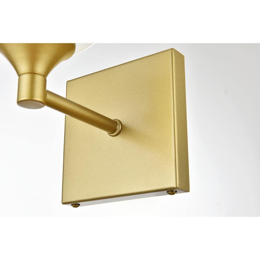 Living District - Foster 1 light Bath Sconce - Brass And Clear price history on PriceWatchPro