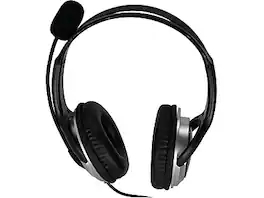 Spracht - Noise-Canceling Stereo On-the-Ear Computer Headset - Black