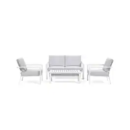 Yardbird® - Luna Outdoor Loveseat Set - Silver