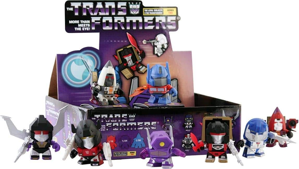 The Loyal Subjects - Transformers Blind Box 3" Action Vinyls Series 2, Case of 16 Boxes