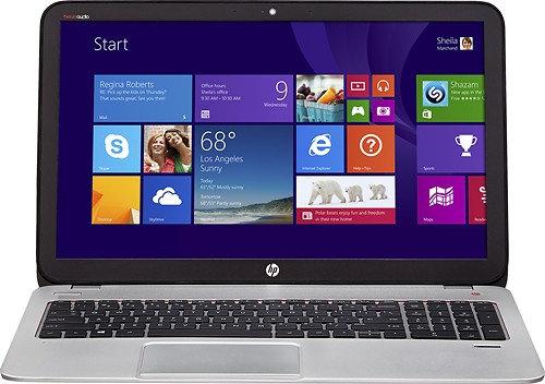  HP - Geek Squad Certified Refurbished ENVY 15.6&quot; Laptop - 8GB Memory - 750GB Hard Drive - Natural Silver