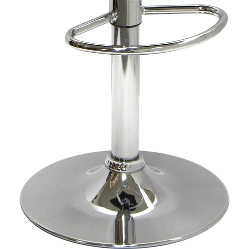 Alt View 1. SlickBlue - Air-Lift Swivel Bar Stools – Adjustable Modern Counter Chairs with PVC Seat - Black.