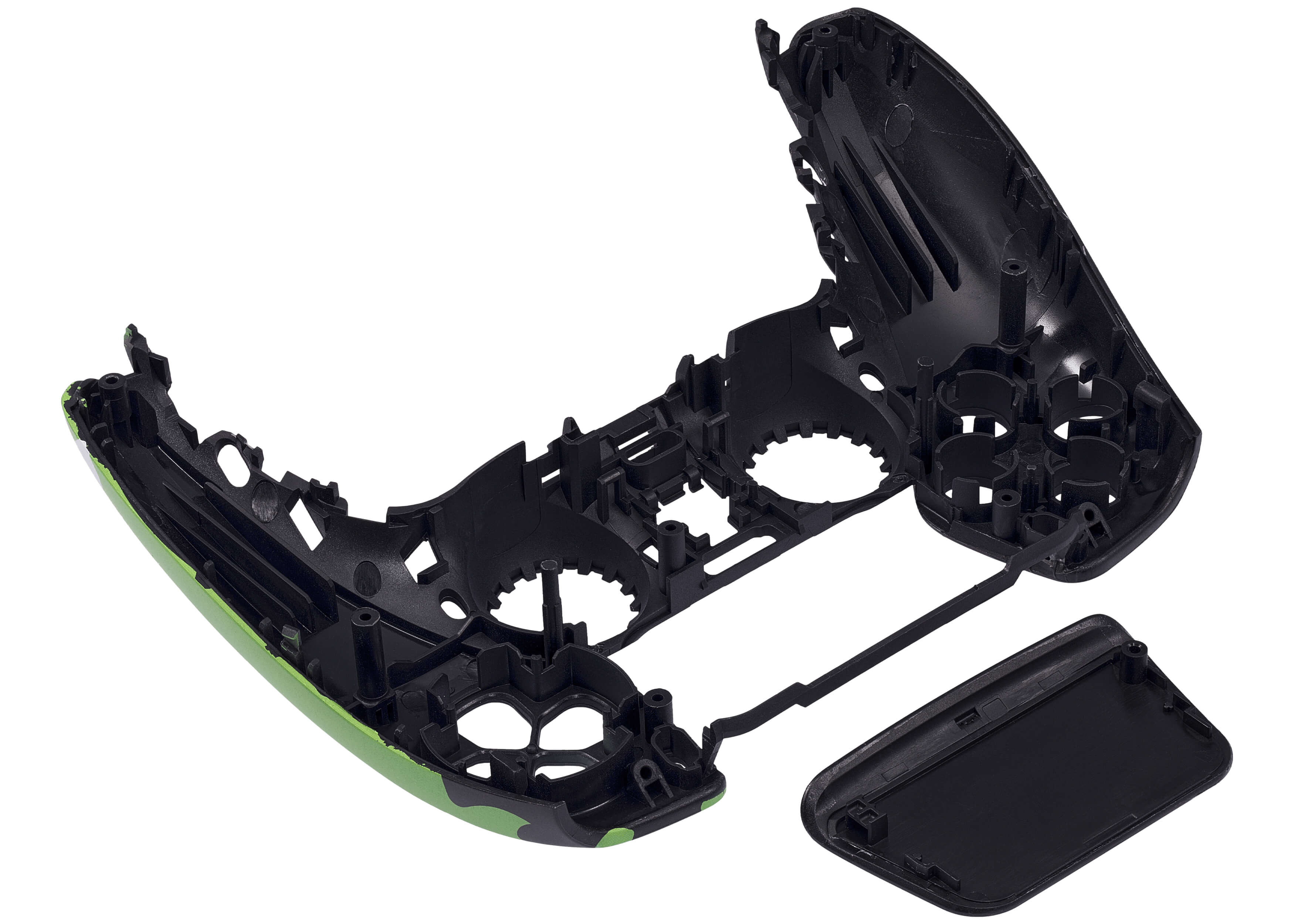 Alt View 2. MobileSentrix - Call of Duty 2 - PlayStation 5 PS5 Compatible Controller Top Faceplate (Green) - Green.