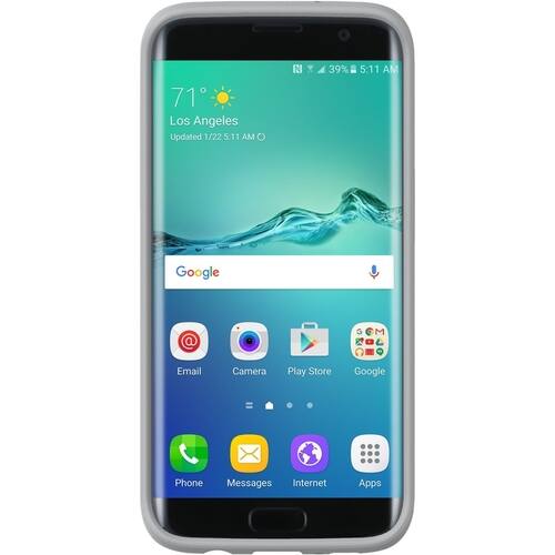 Incipio - PERFORMANCE Back Cover for Samsung Galaxy S7 edge - Gray, White - Larger Front