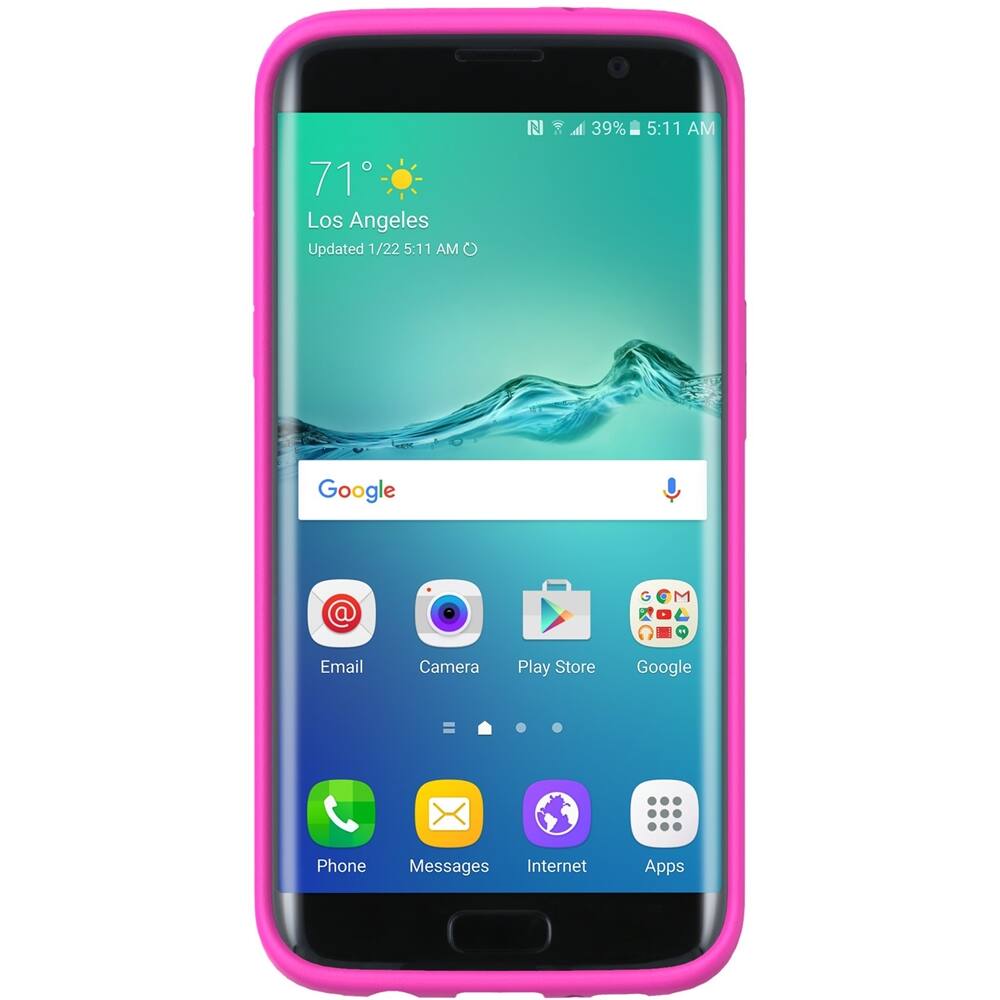 Front. Incipio - [PERFORMANCE] SERIES Back Cover for Samsung Galaxy S7 edge - Pink.