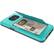 Front. Incipio - STOWAWAY Credit Card Case with Integrated Stand for Samsung Galaxy S7 edge - Teal.