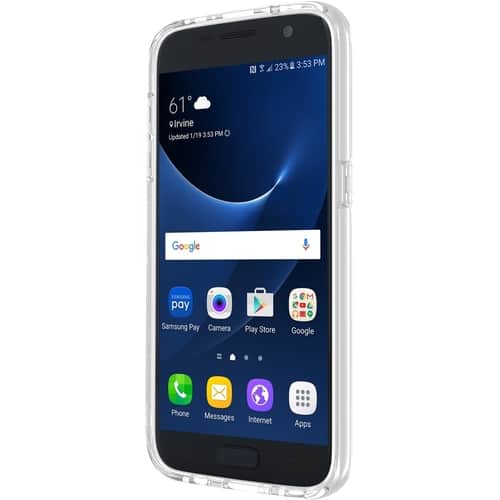 Incipio - Octane Back Cover for Samsung Galaxy S7 - Clear - Larger Front