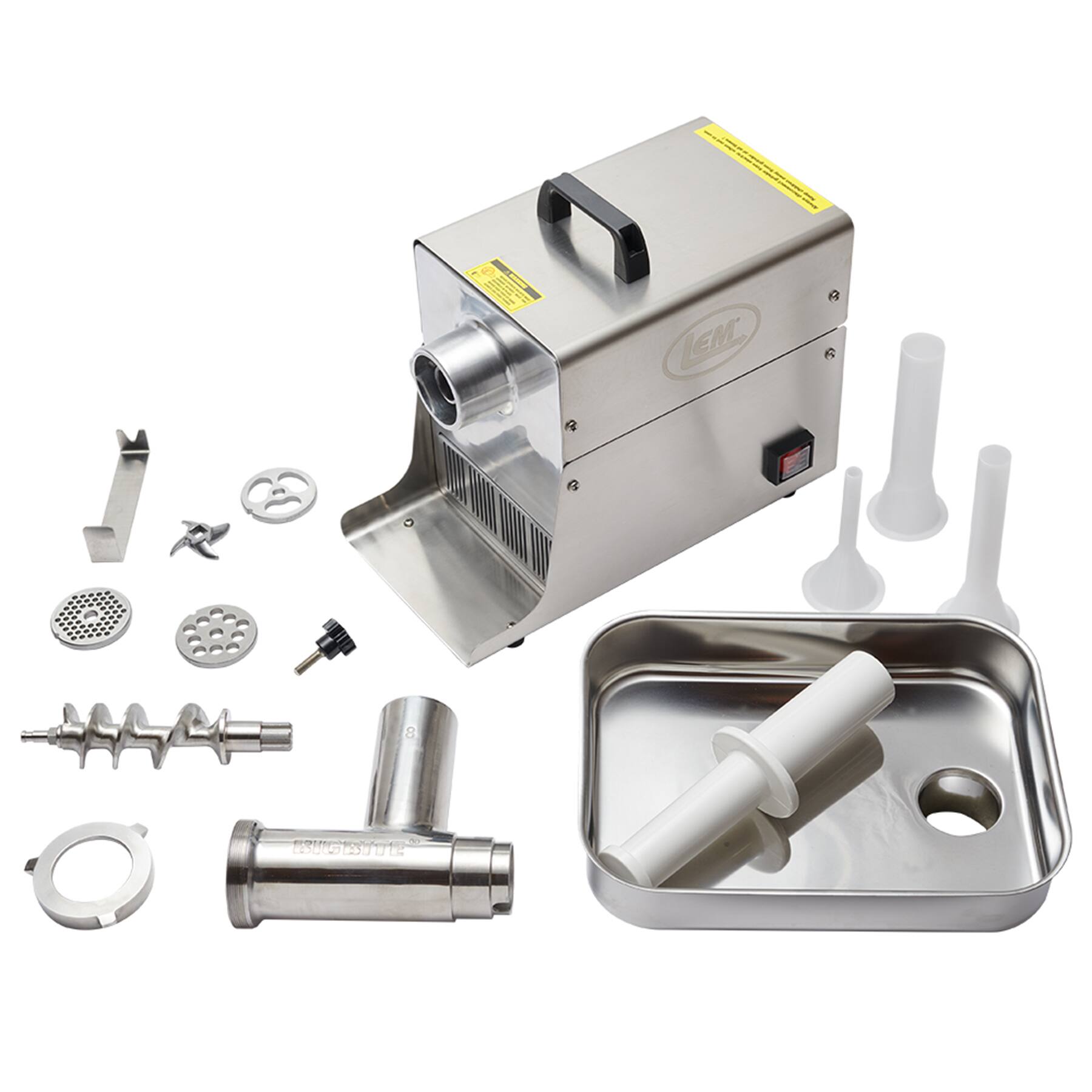 Alt View 13. LEM Product - #8 Big Bite Meat Grinder - 0.5 HP - Stainless.
