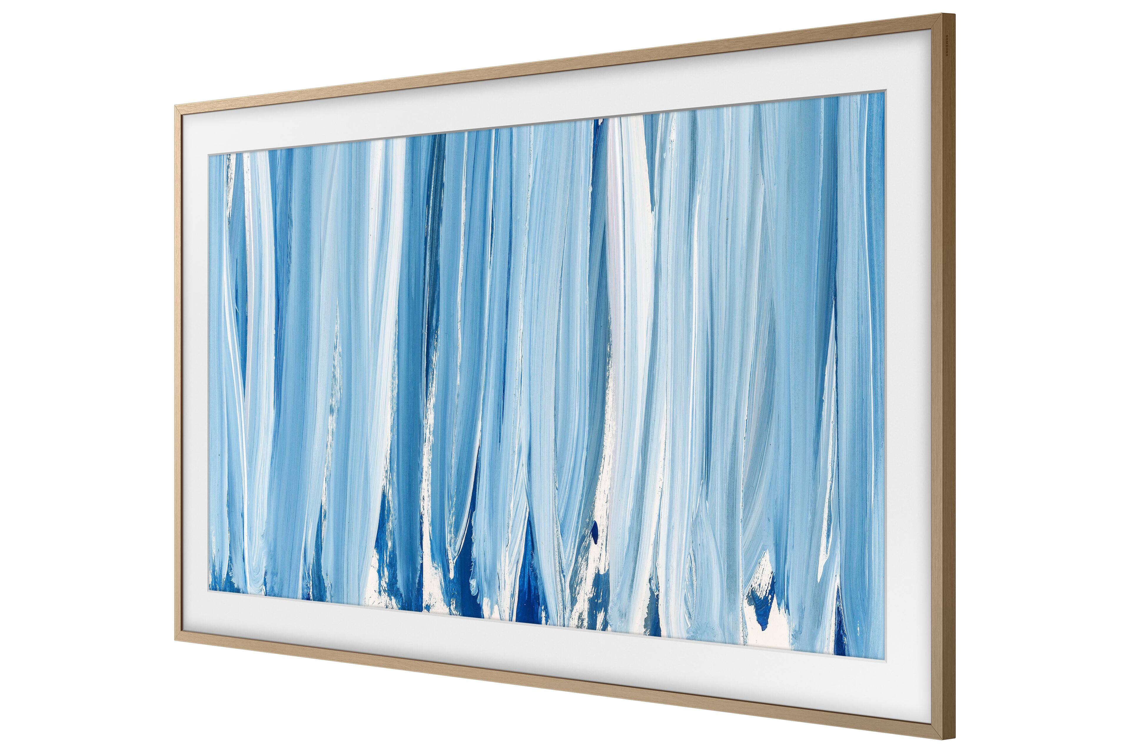 Alt View 11. Samsung - 50" The Frame Customizable Bezel - Modern Teak - Teak.