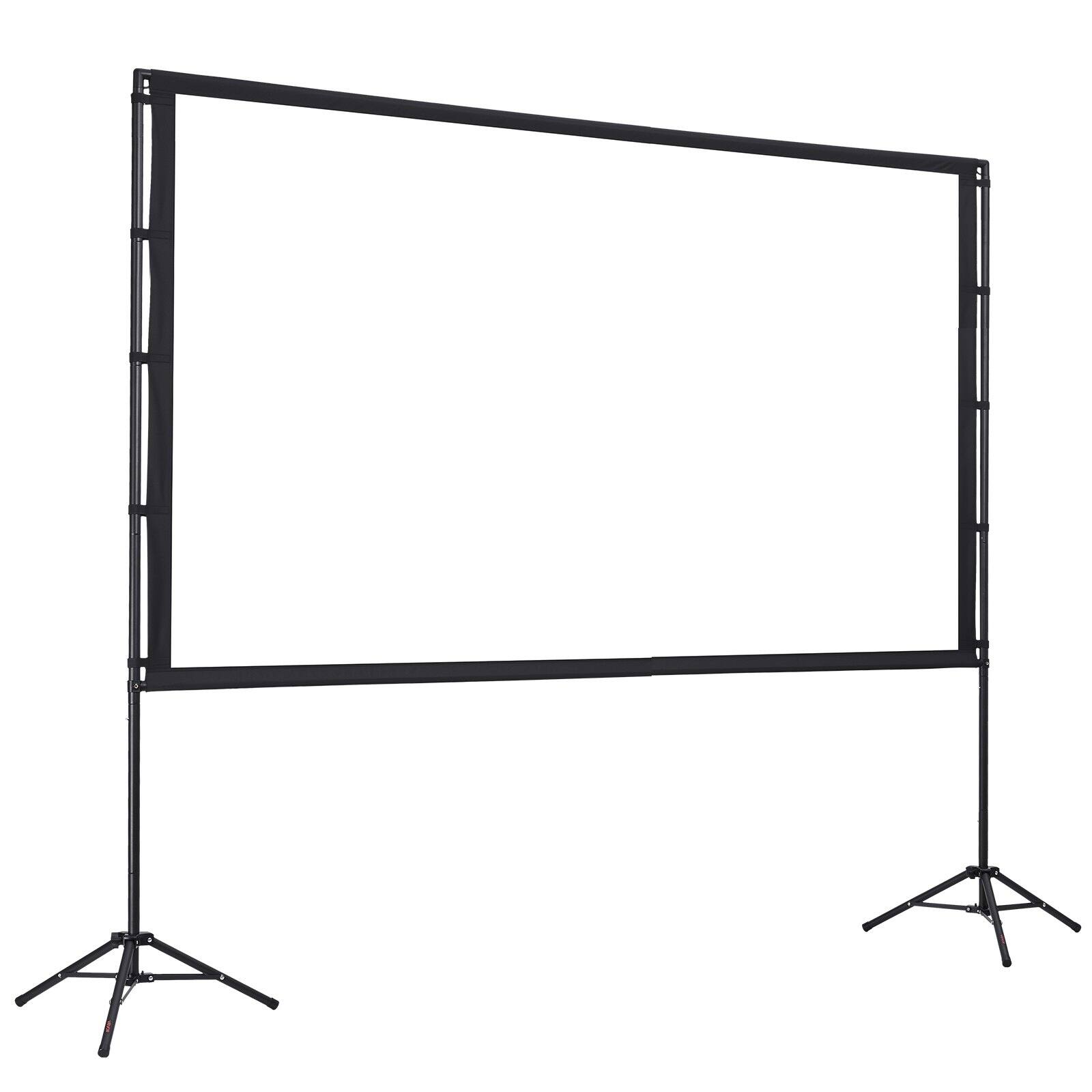 Alt View 9. Glintex - 100" Projector Screen 16:9 4K HD Portable Dual Tripod 160° Wide Angle.