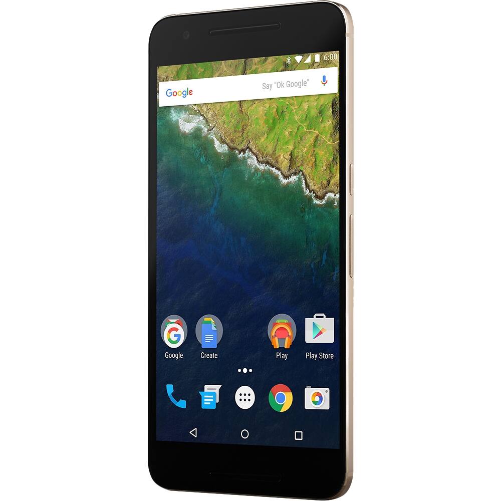 Left. Huawei - Refurbished Google Nexus 6P 4G with 64GB Memory Cell Phone (Unlocked).