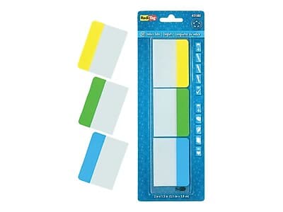 "Redi-Tag - Tabs, Assorted Colors, 1.5"" Wide, 30/Pack (31080) - Blue, Green, Yellow" price history on PriceWatchPro