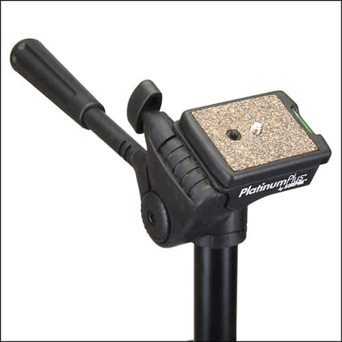 Alt View 12. Sunpak - PlatinumPlus Ultra 7000 2-in-1 70" Tripod and Monopod - Silver.