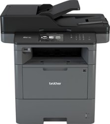 Brother - MFC-L6700DW Wireless Black-and-White All In One Laser Printer - Black - Front_Zoom