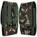 Front. LUXMO - LUXMO Extra Large Vertical Universal Nylon Phone Pouch with Card Slot - Camo - Green.