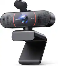 Front. EMEET - EMEET C960 4K Webcam for PC, 4K UHD Sony Sensor, PDAF Auto Focus, Dual AI Noise-Cancelling Mics, Auto Light Correction,.