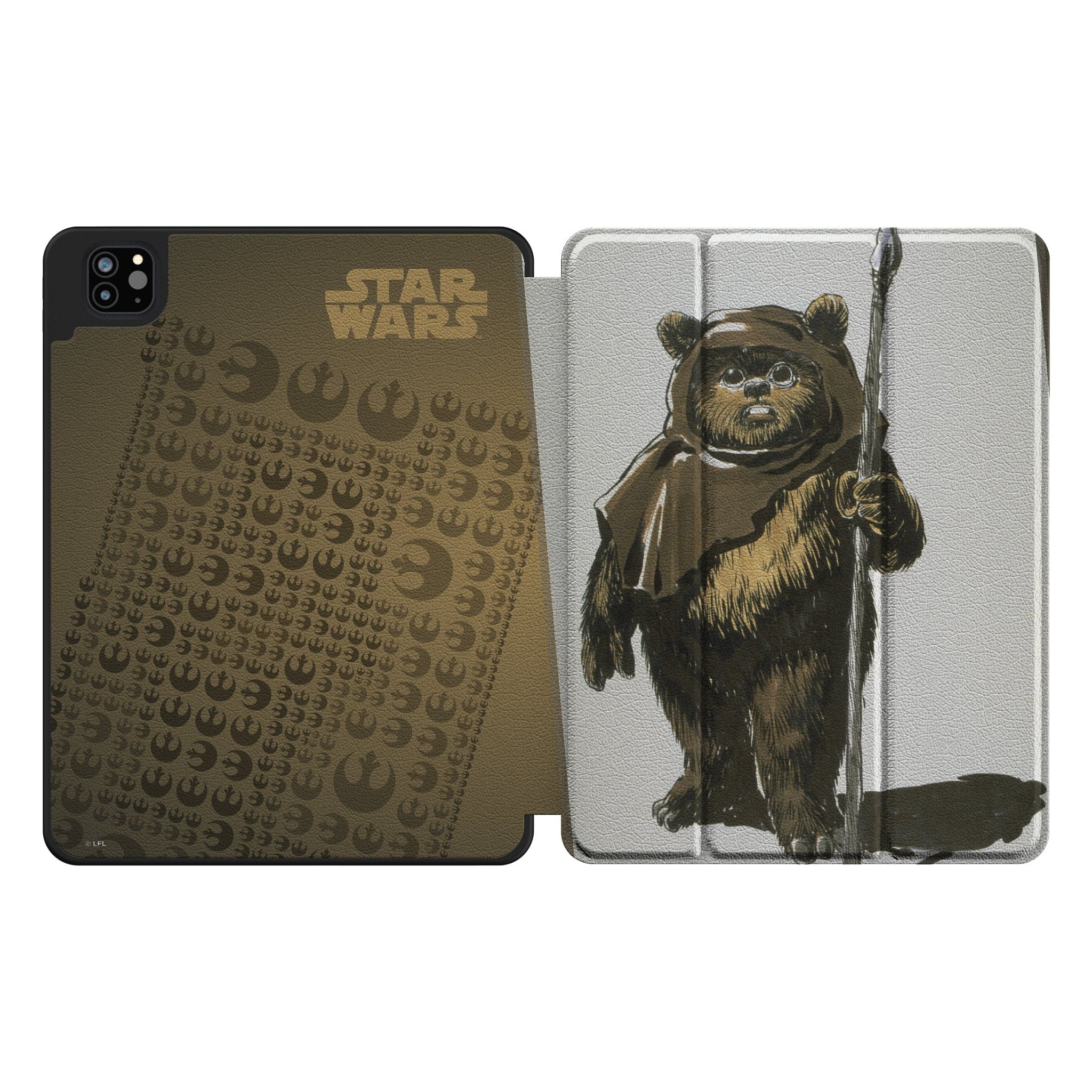 Keyscaper - Star Wars: Return of the Jedi Portrait Tablet Case - Apple iPad (10th Gen) - Ewok