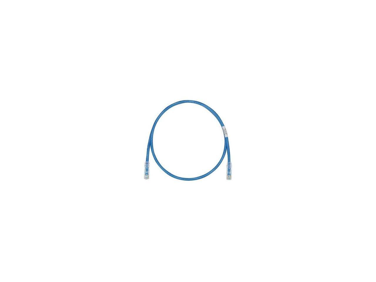Alt View 3. Panduit - Panduit UTP28SP8INBU 8 in. Cat 6 Blue Network Ethernet Cable.