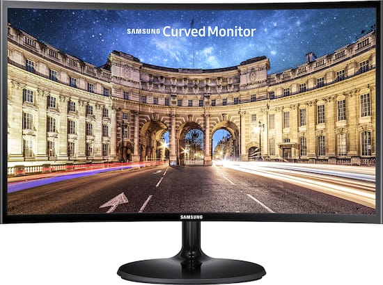 SAMSUNG Moniteur 24 pouces CURVED (LC24F390FHMXZN) à 1 710,83 MAD