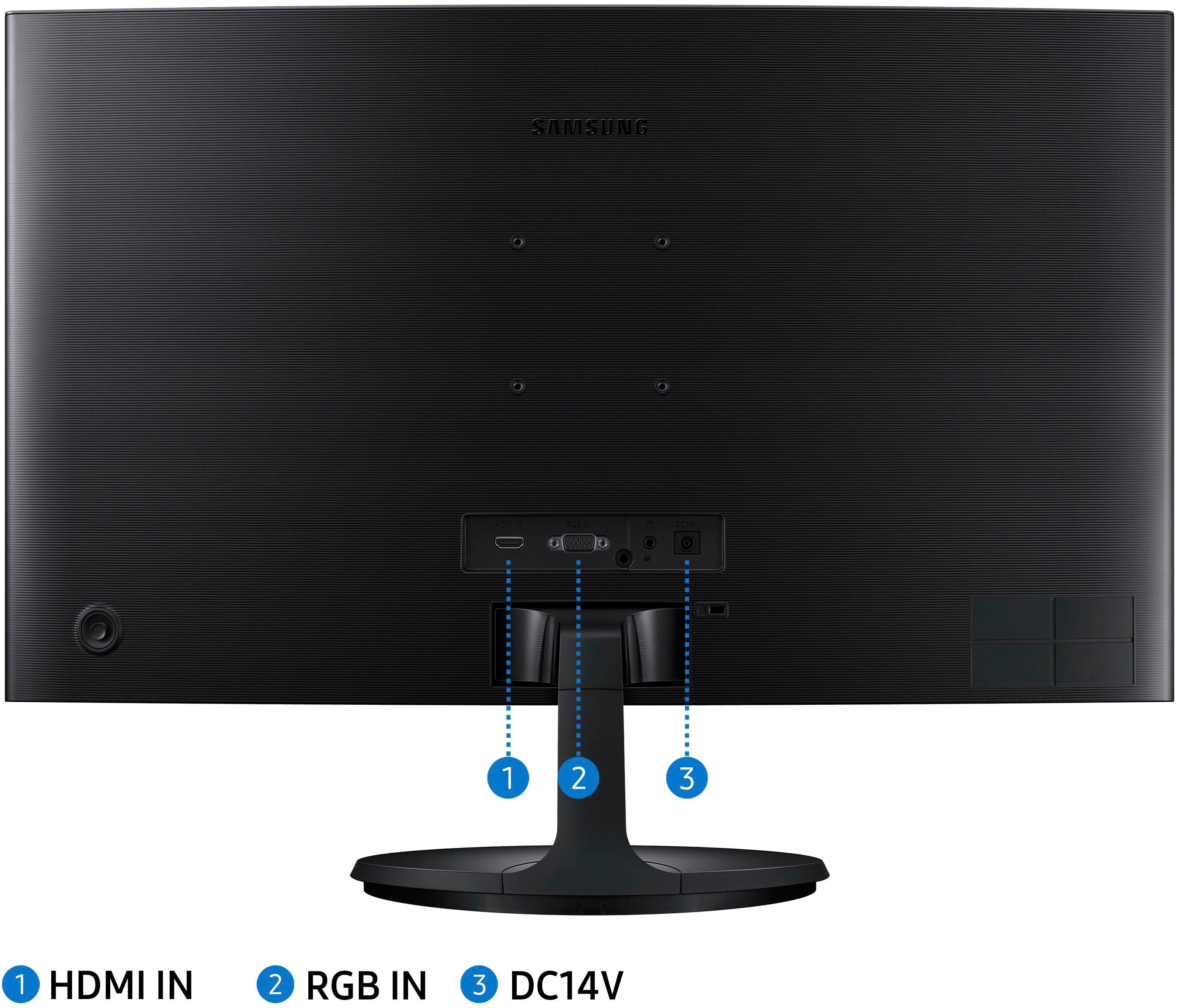 Alt View 19. Samsung - 390C Series 24" LED Curved FHD AMD FreeSync Monitor (HDMI, VGA) - Black.