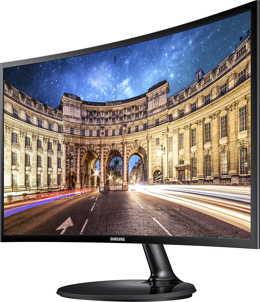 Samsung 390C Series 24 LED Curved FHD AMD FreeSync Monitor (HDMI, VGA)  Black C24F390 - Best Buy