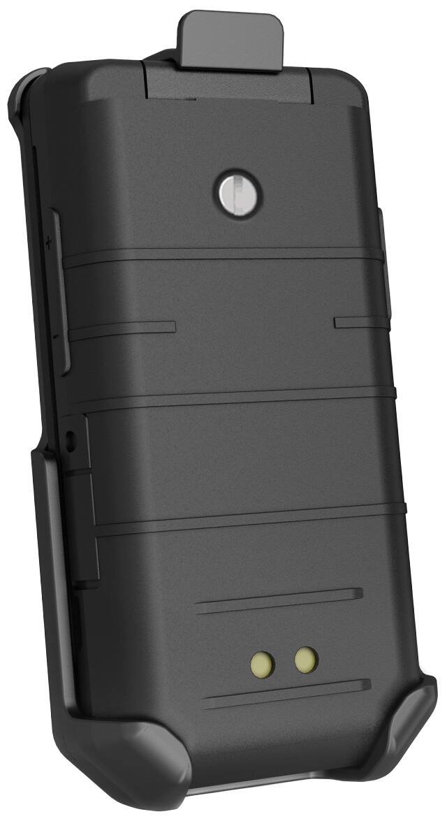 Alt View 4. Nakedcellphone - Holster Case for CAT S22 Flip Phone - Ratchet Belt Clip Holder - Black.