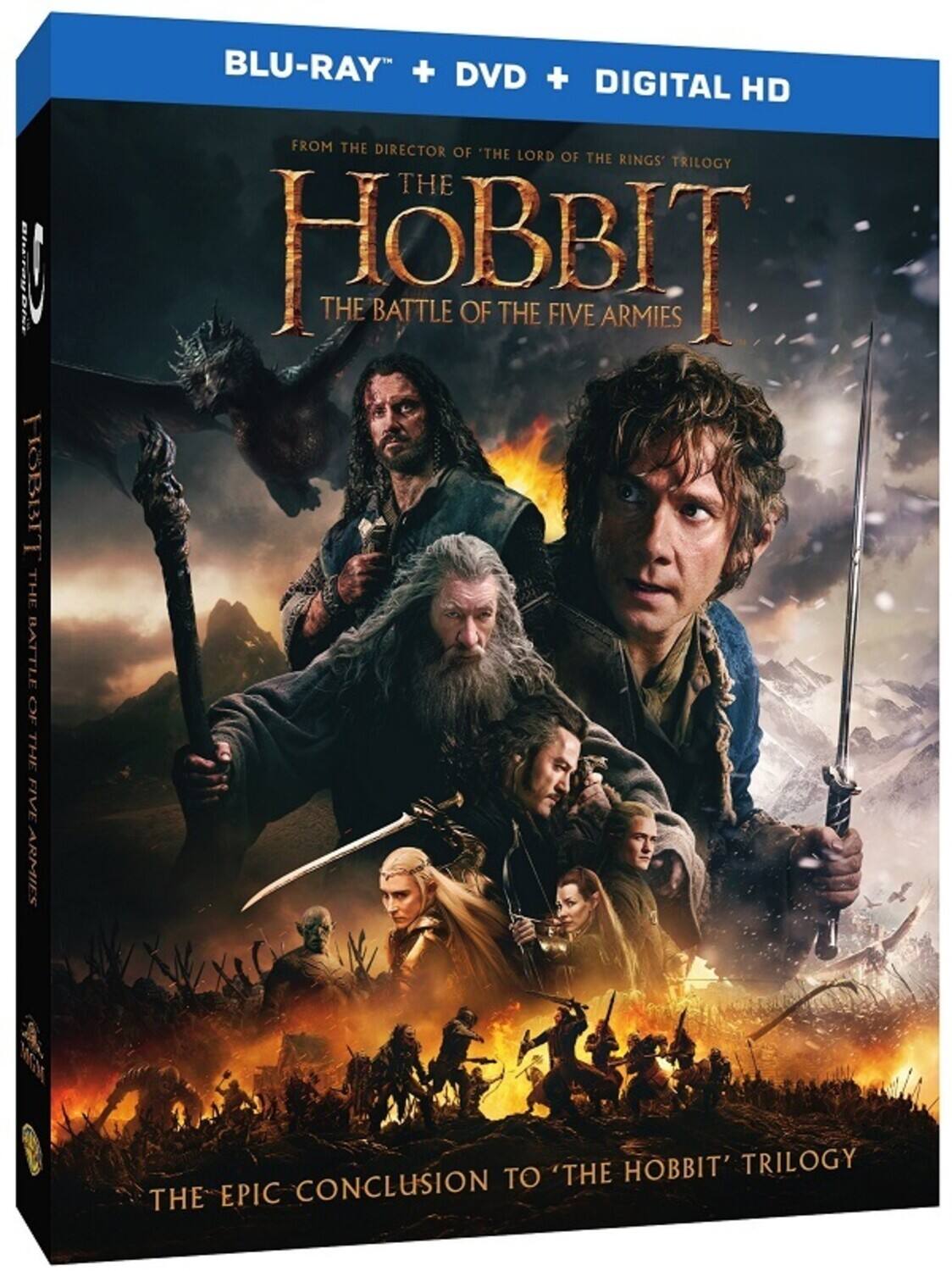 Front. The Hobbit: The Battle of the Five Armies - BLU-RAY.