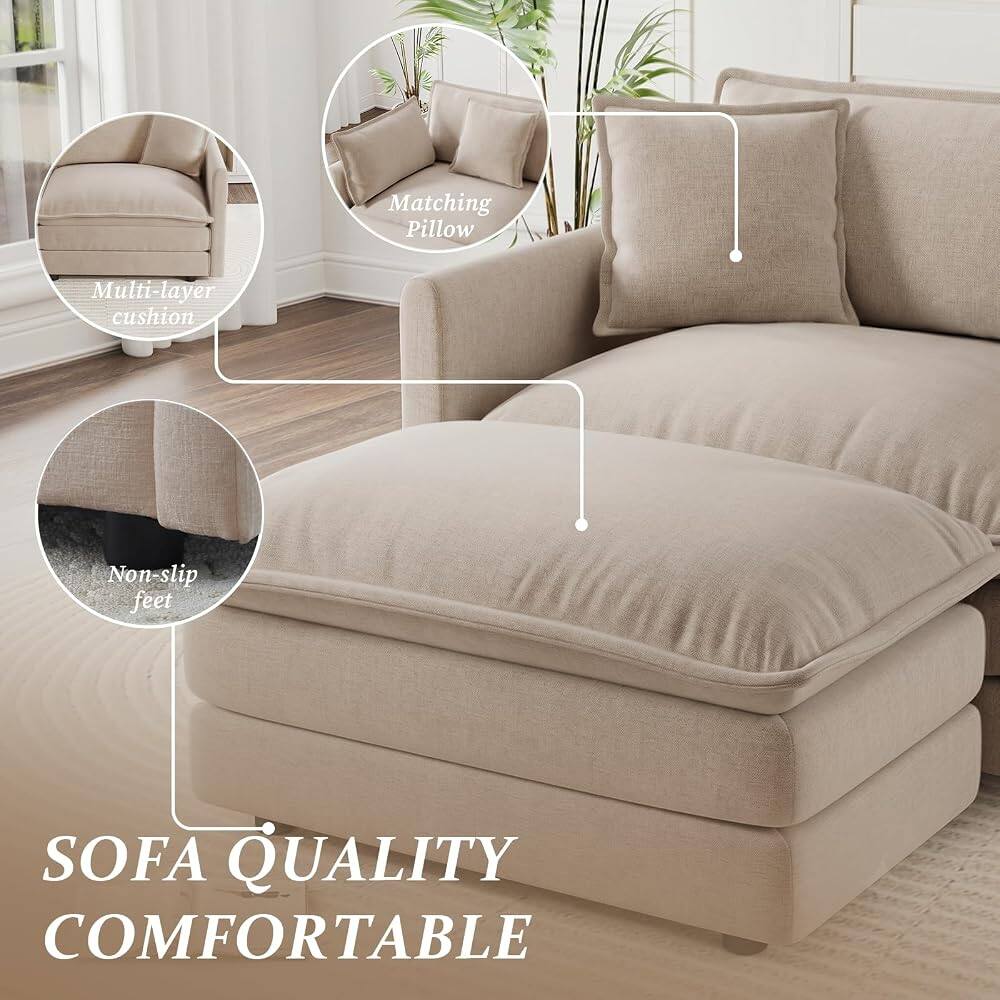 Matching Pillow  
Multi-layer cushion  
Non-slip feet  
SOFA QUALITY COMFORTABLE