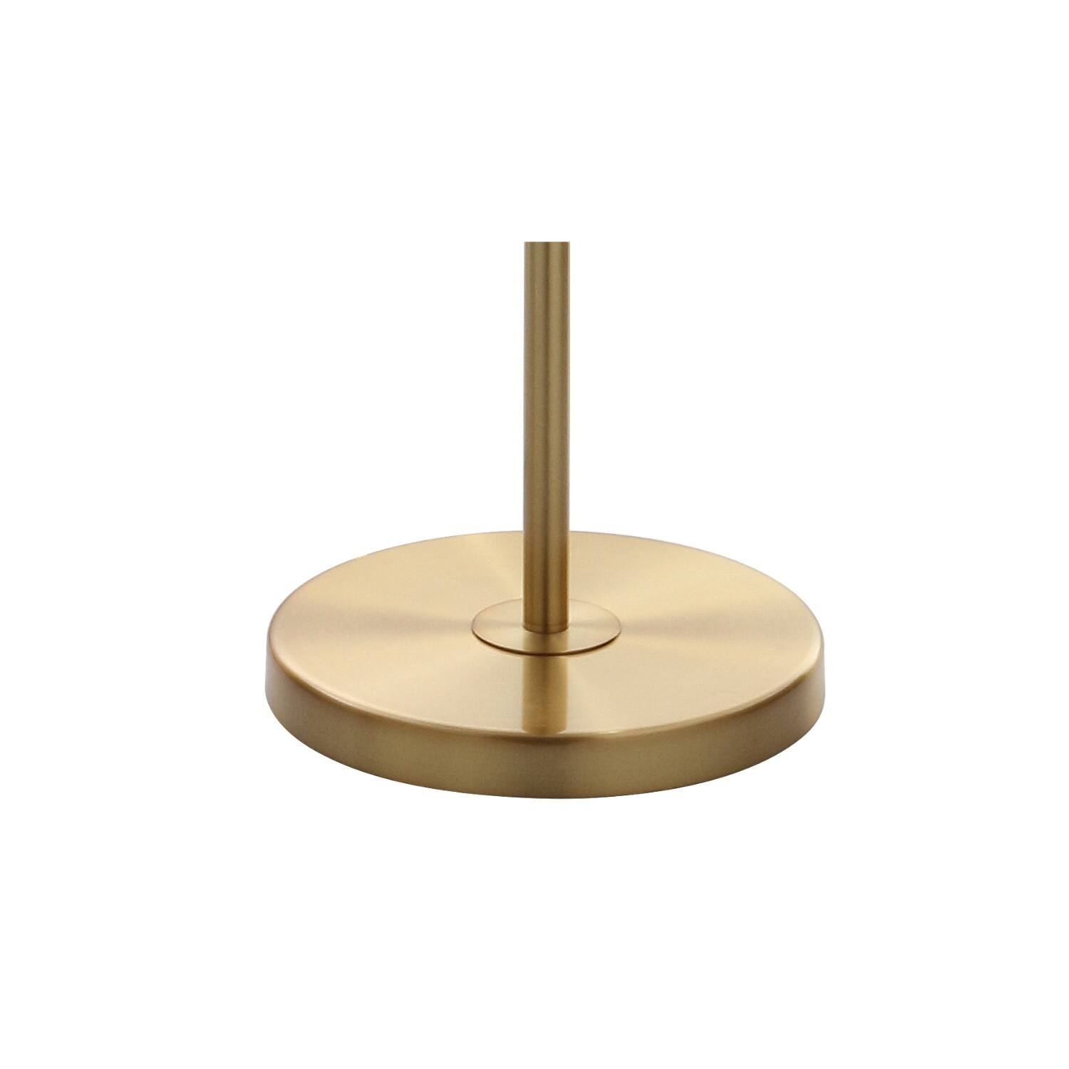 Alt View 3. Jonathan Y - Elizabeth 60" Crystal/Metal LED Floor Lamp, Brass Gold/Clear - Brass Gold.