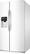 Left. Samsung - 24.5 Cu. Ft. Side-by-Side Refrigerator with Thru-the-Door Ice and Water - White.