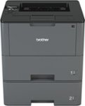 Front Zoom. Brother - HL-L6200DWT Wireless Black-and-White Laser Printer - Gray.