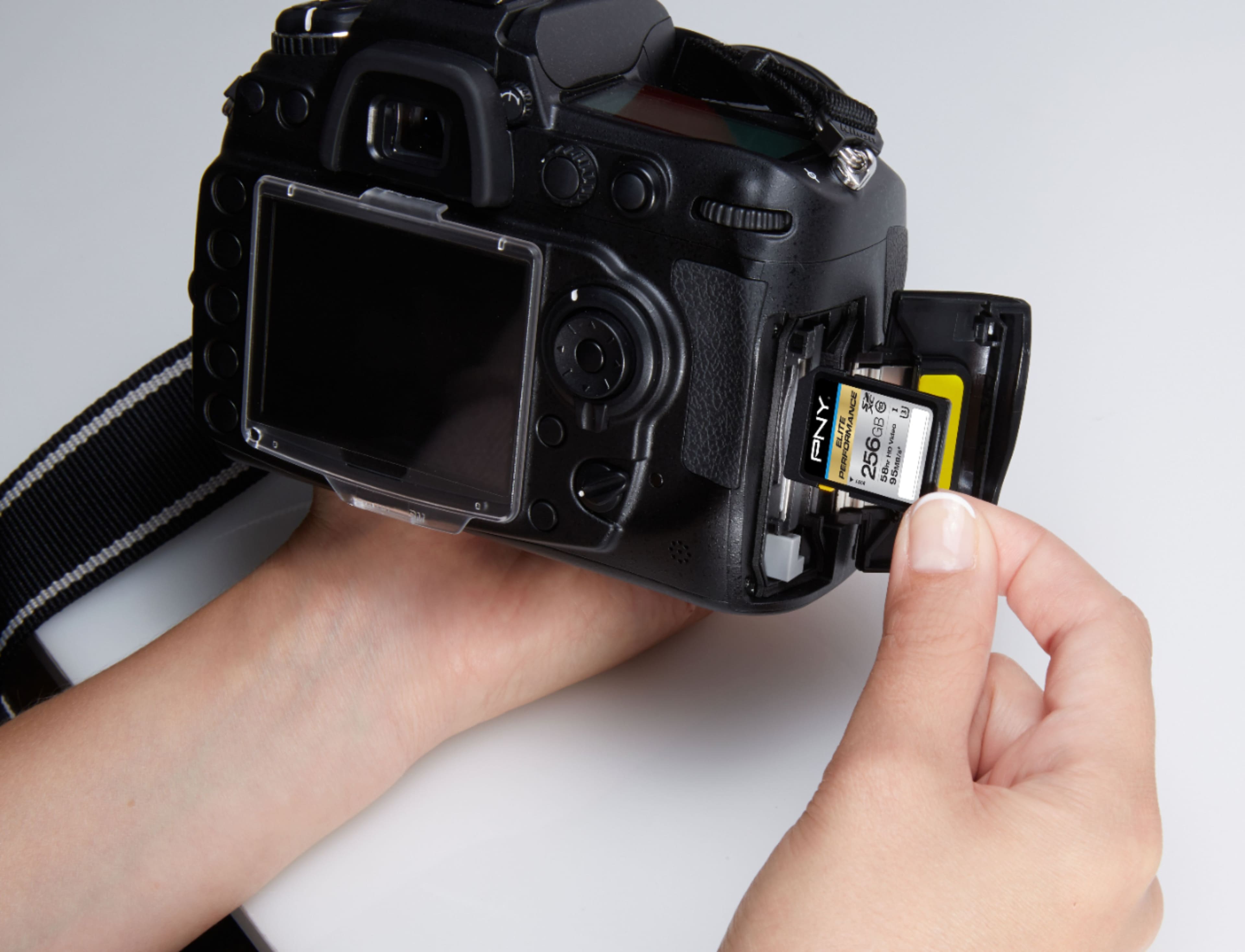 Alt View 12. PNY - 256GB Elite Performance Class 10 U3 SDXC Flash Memory Card.