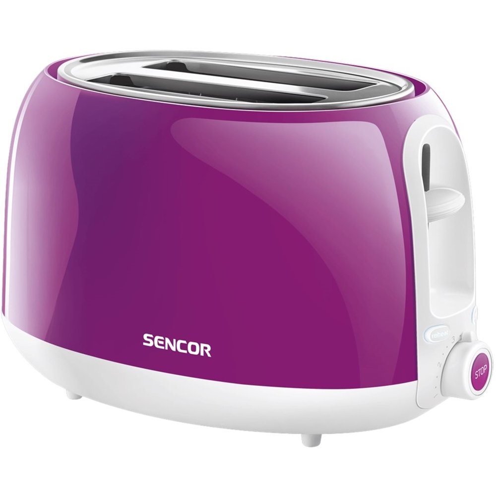 Sencor 2-Slot Toaster with Digital Button and Rack - Red, 1 ct