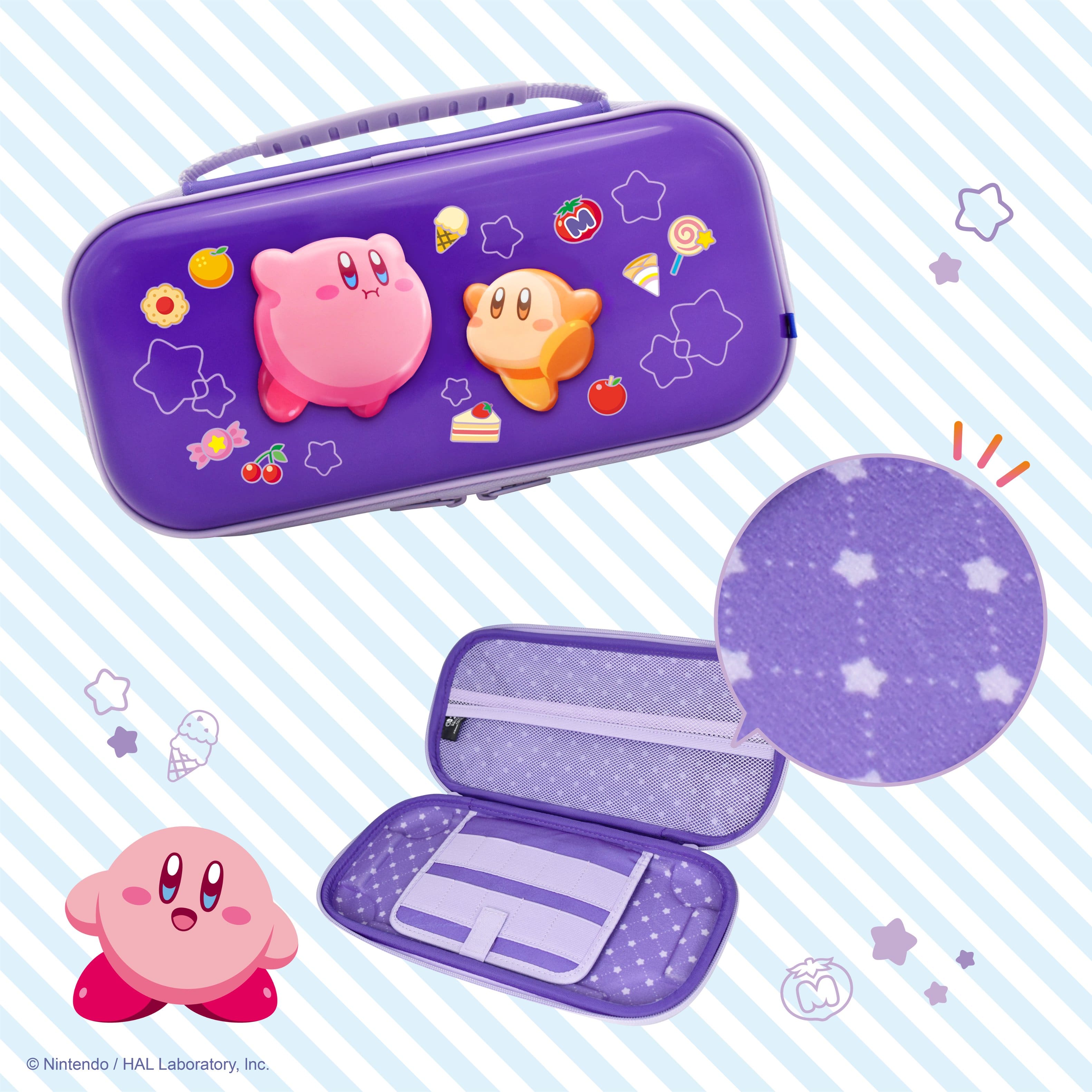 Hori Vault Case (Kirby & Waddle Dee) for Nintendo Switch 2 Purple