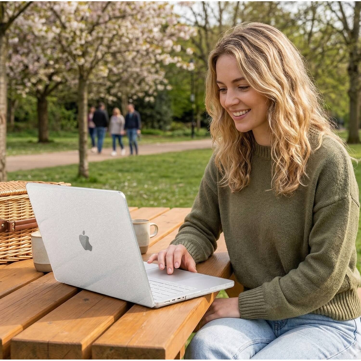 Back. Techprotectus - TechProtectus Crystalline Clear Case for MacBook Neo 13" (2026) - Clear.