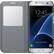 Alt View 12. Samsung - S-View Flip Cover Flip Cover for Galaxy S7 edge - Silver.