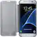Alt View 12. Samsung - S-View Flip Cover Flip Cover for Galaxy S7 edge - Silver.