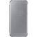 Front. Samsung - S-View Flip Cover Flip Cover for Galaxy S7 - Silver.