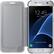 Alt View 12. Samsung - S-View Flip Cover Flip Cover for Galaxy S7 - Silver.