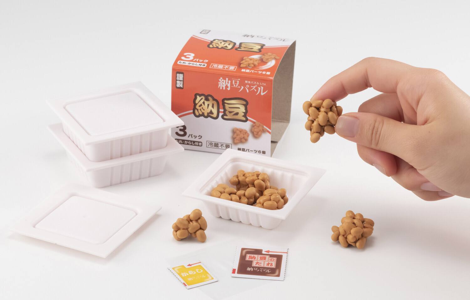 Alt View 1. Bandai - Megahouse - Kaitai Puzzle - Natto Puzzle   - Collectibles - Multicolor.