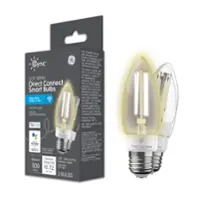 Cync - Decorative Smart LED Light Bulbs Medium Base (2 Pack) - Soft - White - Front_Zoom