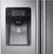 Alt View Zoom 4. Samsung - 24.5 Cu. Ft. Side-by-Side Refrigerator with Thru-the-Door Ice and Water - Stainless steel.