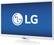 Left. LG - 24" Class (23.8" Diag.) - LED - 1080p - Smart - HDTV - White.